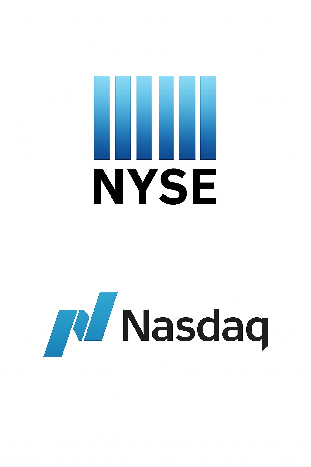 NYSE and NASDAQ